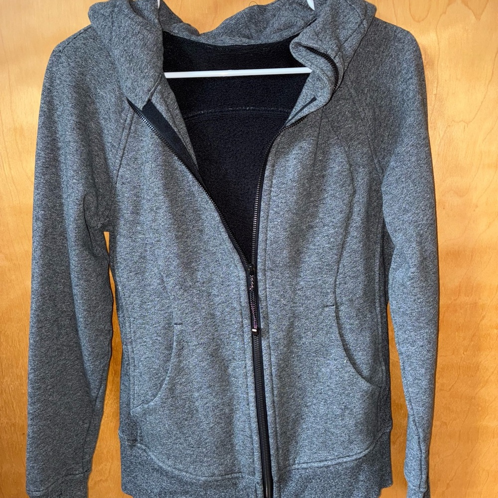 Lululemon Gray Scuba Hoodie